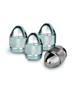 Set 4 cappucci coprivalvola bianchi ruote auto Simoni Racing CAPS4 W