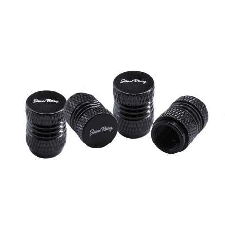 Set 4 cappucci coprivalvola ruote auto zigrinati Simoni Racing CAPS 9N