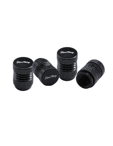 Set 4 cappucci coprivalvola ruote auto zigrinati Simoni Racing CAPS 9N