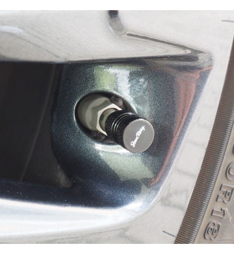 Set 4 cappucci coprivalvola ruote auto zigrinati Simoni Racing CAPS 9N