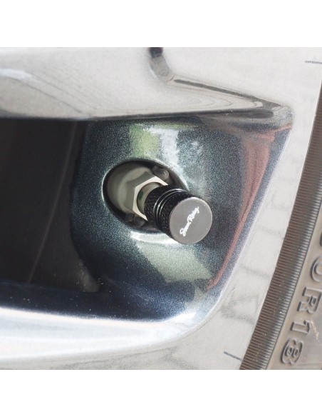 Set 4 cappucci coprivalvola ruote auto zigrinati Simoni Racing CAPS 9N