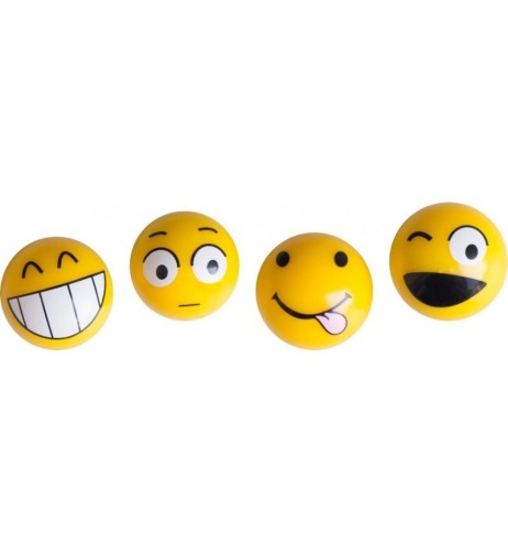 Set 4 tappi coprivalvola cappucci Simoni Racing Emoticons mix