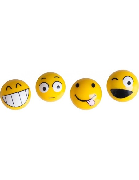 Set 4 tappi coprivalvola cappucci Simoni Racing Emoticons mix
