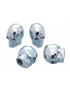 Set 4 tappi coprivalvola cappucci Simoni Racing Teschi