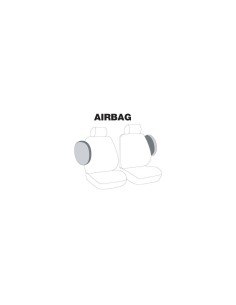 Set completo coprisedili universali Simoni Racing Type H tessuto rosso 2