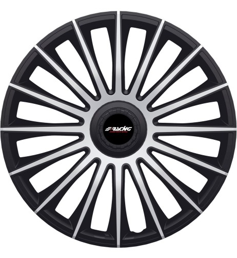 Set copricerchi universali Simoni Racing Austin Silver Black 14 