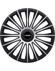 Set copricerchi universali Simoni Racing Austin Silver Black 15 