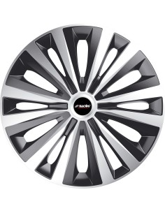 Set copricerchi universali Simoni Racing Multi Silver Black 15 