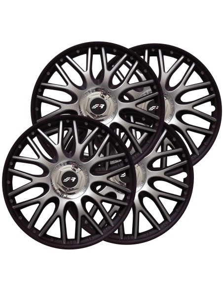 Set copricerchi universali Simoni Racing Orden Black 14 