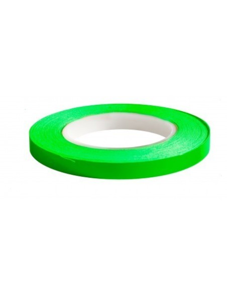 Striscia adesiva fluorescente verde per cerchi auto moto