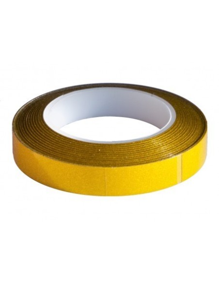 Striscia adesiva riflettente gialla per cerchi auto moto