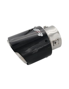 Terminale scarico universale carbonio singolo 60 63mm TRX 96C 2