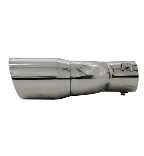 Terminale scarico universale inox doppio 34 60mm TRX 92