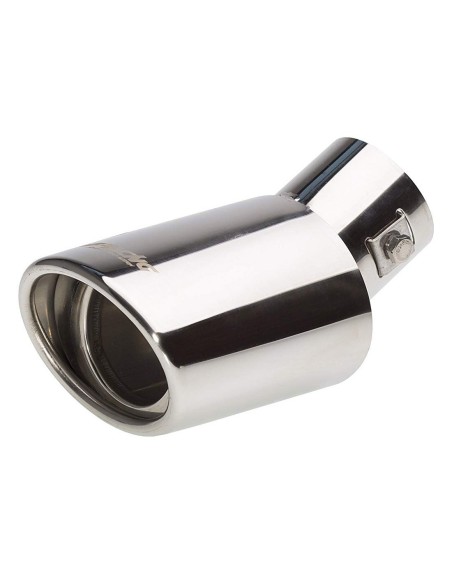 Terminale scarico universale inox singolo 31 47mm TRX 30