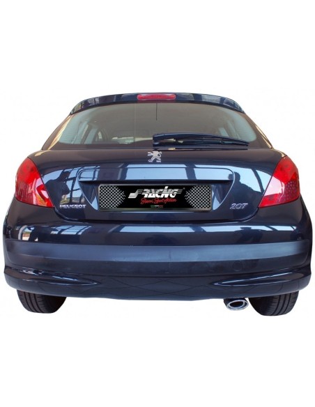 Terminale scarico universale inox singolo 31 47mm TRX 30