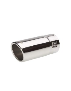 Terminale scarico universale inox singolo 34 57mm TRX 08