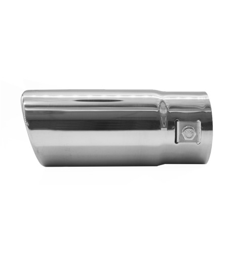 Terminale scarico universale inox singolo 34 57mm TRX 08