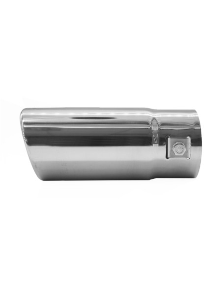 Terminale scarico universale inox singolo 34 57mm TRX 08