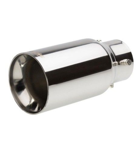 Terminale scarico universale inox singolo 34 59mm TRX 89