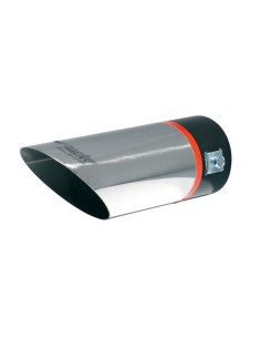 Terminale scarico universale inox singolo 35 61mm TRX 23