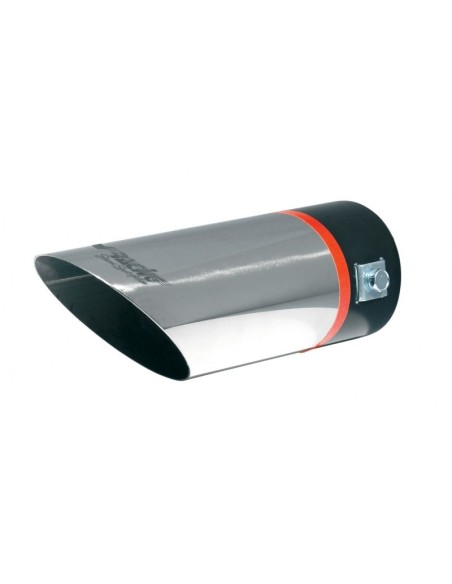 Terminale scarico universale inox singolo 35 61mm TRX 23