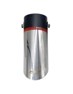 Terminale scarico universale inox singolo 35 61mm TRX 23 2
