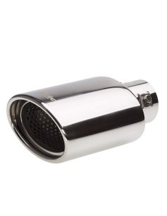 Terminale scarico universale inox singolo 37 54mm TRX 75