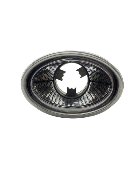 Terminale scarico universale inox singolo 37 54mm TRX 75