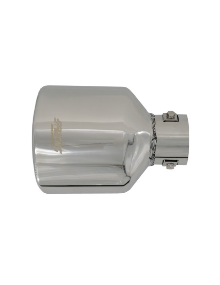 Terminale scarico universale inox singolo 37 60mm TRX 74