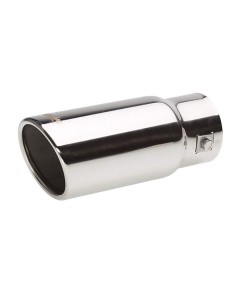 Terminale scarico universale inox singolo 37 63mm TRX 01