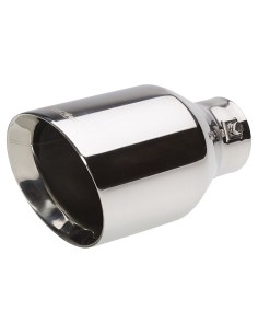 Terminale scarico universale inox singolo 38 61mm TRX 20