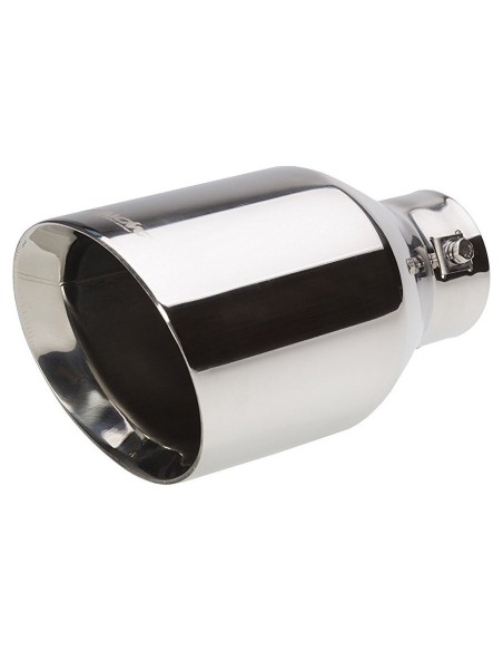 Terminale scarico universale inox singolo 38 61mm TRX 20