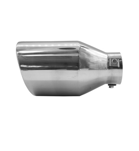 Terminale scarico universale inox singolo 38 61mm TRX 20