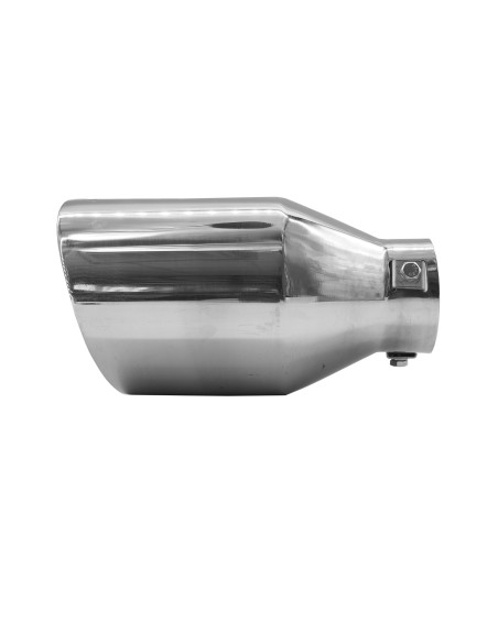 Terminale scarico universale inox singolo 38 61mm TRX 20