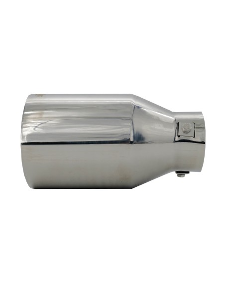 Terminale scarico universale inox singolo 39 69mm TRX 105