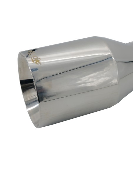 Terminale scarico universale inox singolo 39 69mm TRX 105