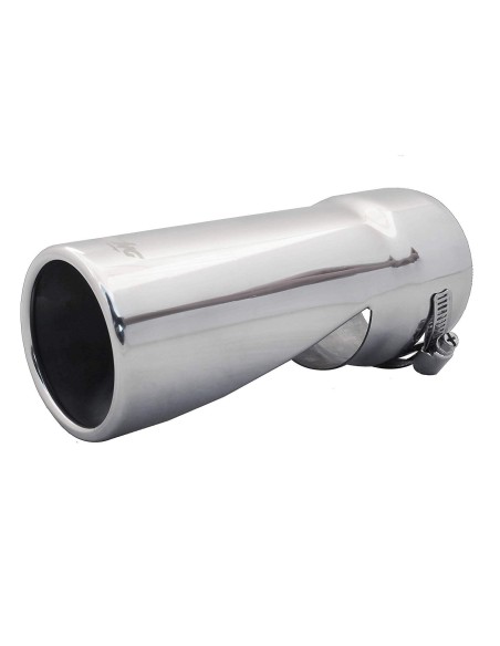 Terminale scarico universale inox singolo 40 70mm TRX 97