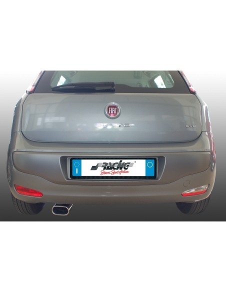 Terminale scarico universale inox singolo 41 63mm TRX 62