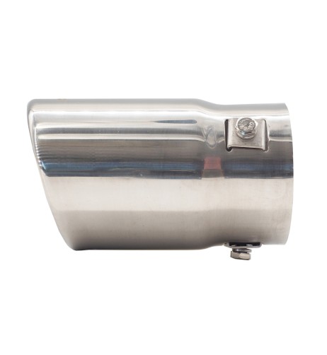 Terminale scarico universale inox singolo 43 67mm TRX 21