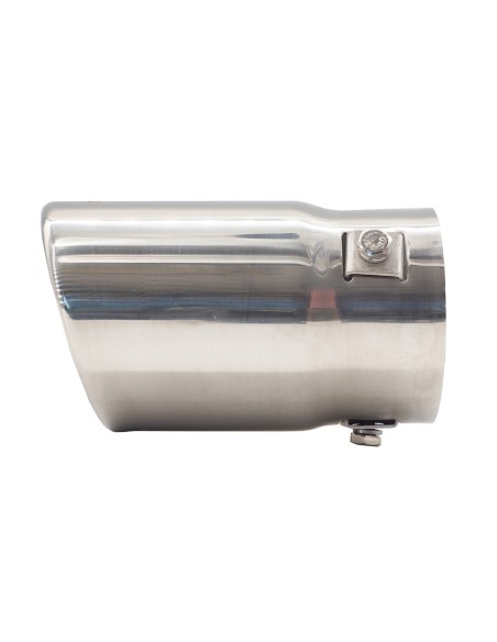 Terminale scarico universale inox singolo 43 67mm TRX 21