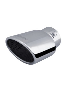 Terminale scarico universale inox singolo 44 76mm TRX 93