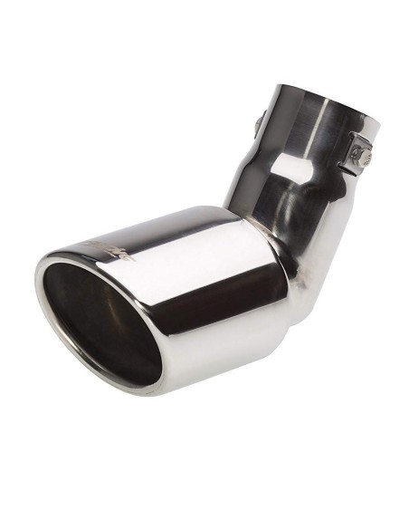 Terminale scarico universale inox singolo DTM 37 51mm TRX 85