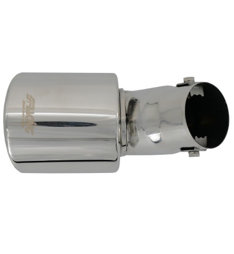 Terminale scarico universale inox singolo DTM 37 51mm TRX 85