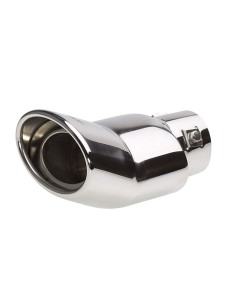 Terminale scarico universale inox singolo DTM 57mm TRX 38