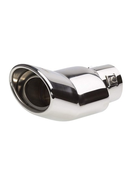 Terminale scarico universale inox singolo DTM 57mm TRX 38