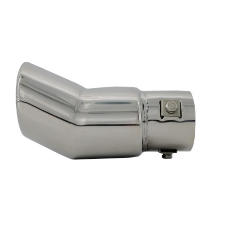 Terminale scarico universale inox singolo DTM 57mm TRX 38