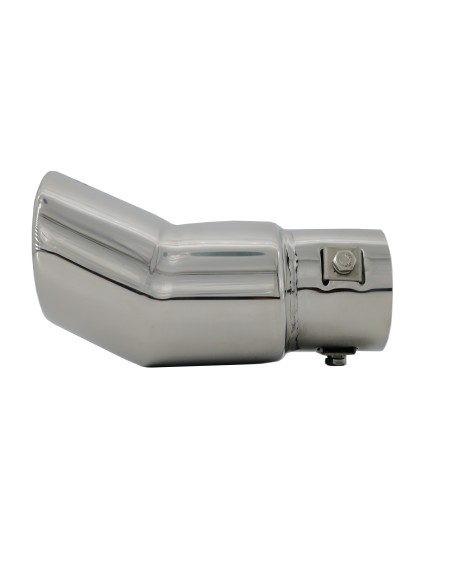Terminale scarico universale inox singolo DTM 57mm TRX 38