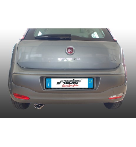 Terminale scarico universale inox singolo DTM 57mm TRX 38