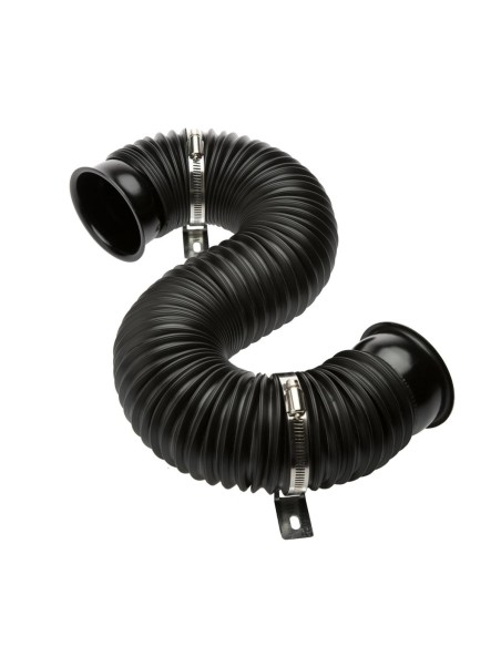 Tubo di aspirazione sportivo nero per filtro aria 26 97cm diametro 76mm