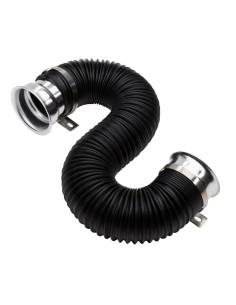 Tubo di aspirazione sportivo nero per filtro aria 33 94cm diametro 76mm